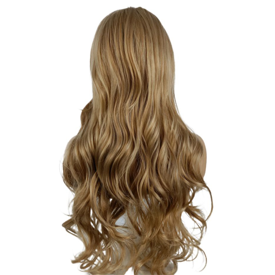 ✱BEST✱ Curly Human Hair Wig Women Gradient Wigs Long Curly Hair Wig Natural Hair Wig