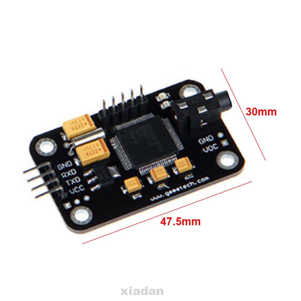 Voice Recognition Module Practical Control With Microphone High Sensitivity Black Jumper Wire For Arduino