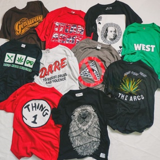 Áo thun mỹ 2hand, áo phông nam nữ secondhand, áo thun unisex thời trang chất xịn thời trang form rộng chọn size