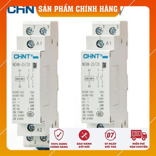 Khởi Động Từ Contactor Đóng Cắt Điện 25A CHINT NCH8-25