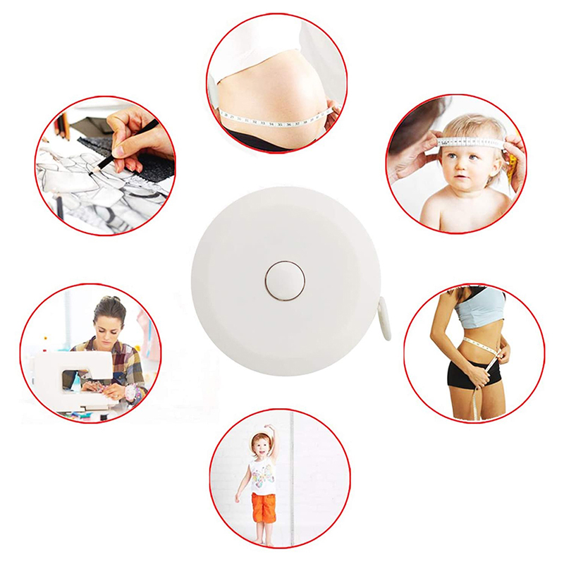 Thước Dây Bằng Nhựa Vỏ Hình Tròn 1.5m Tiện Dụng