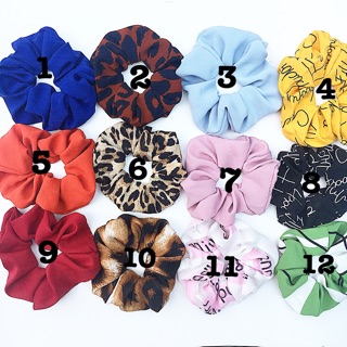 Cột tóc Scrunchie vải voan hot trending