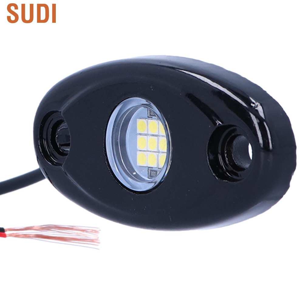 Cặp Đèn Led 9 Bóng Ip68 Gắn Gầm Xe Hơi / Xe Tải / Atv Rzr Utv