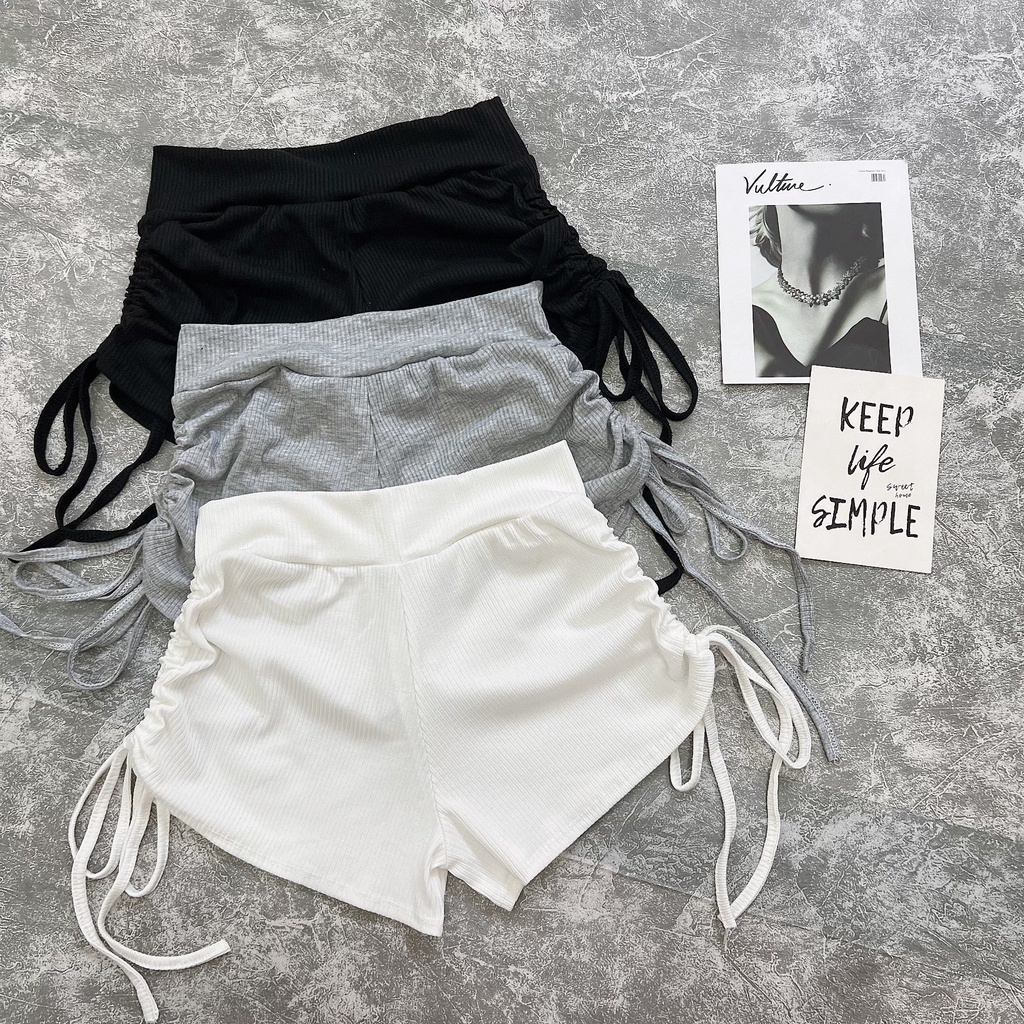 Quần Short Ngắn Rút Dây Hông Sexy Siêu Tôn Dáng 014 FIORI STORE