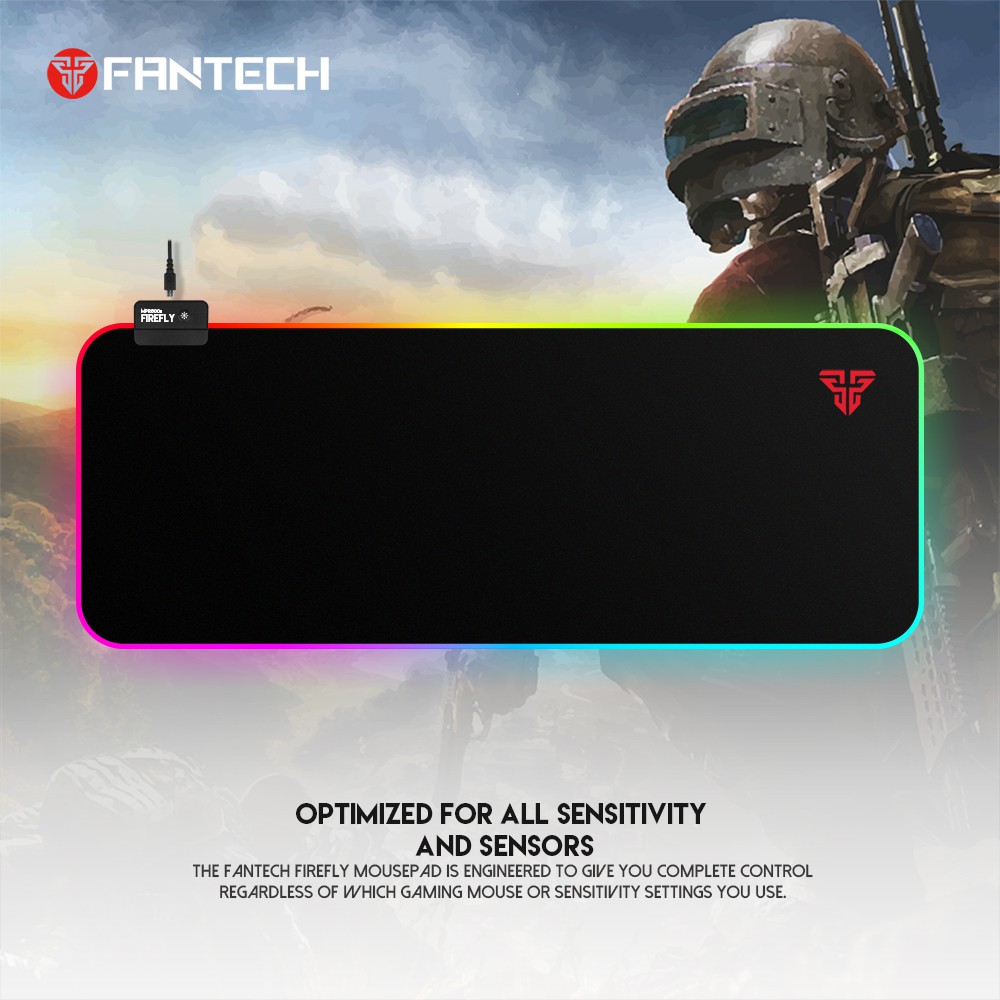 Đế lót di chuột đèn LED RGB 7 chế độ khác nhau Fantech MPR800s - Hãng Phân Phối Chính Thức