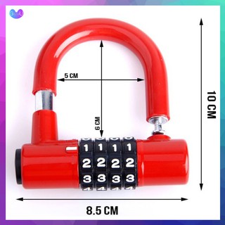 Ổ Khóa Số Cao Cấp - Ổ Khóa Chữ U Mini 4 Mã Số Không Cần Chìa Bảo Đảm An Toàn Cho Tài Sản