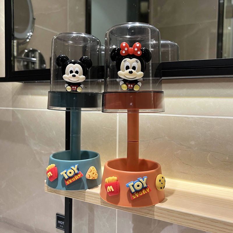 Giá đựng cốc kiêm kệ để bàn chải đánh răng siêu cute