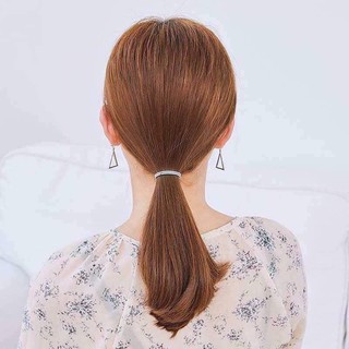 Bộ 100 sợi thun cột tóc Hàn Quốc , dây cột tóc cho chị em
