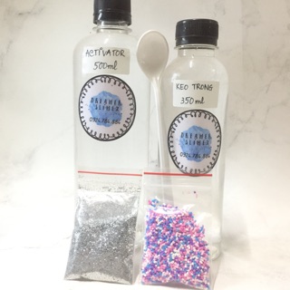 BỘ KIT LÀM SLIME TRONG SIÊU RẺ I TỰ LÀM SLIME TẠI NHÀ - COMBO SÁNG TẠO ĐỒ CHƠI SLIME AN TOÀN