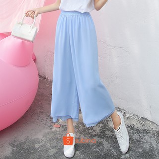 Pts2583 - quần culottes 2 lớp chiffon