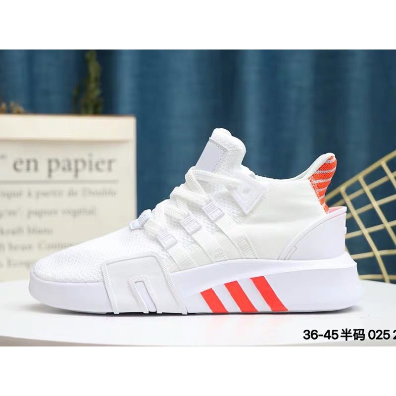 💖FROTY💖Giày Sneakers EQT Full Trắng Đế Gạch Đỏ 💖 GIÀY THỂ THAO HÀNG CÓ SẴN