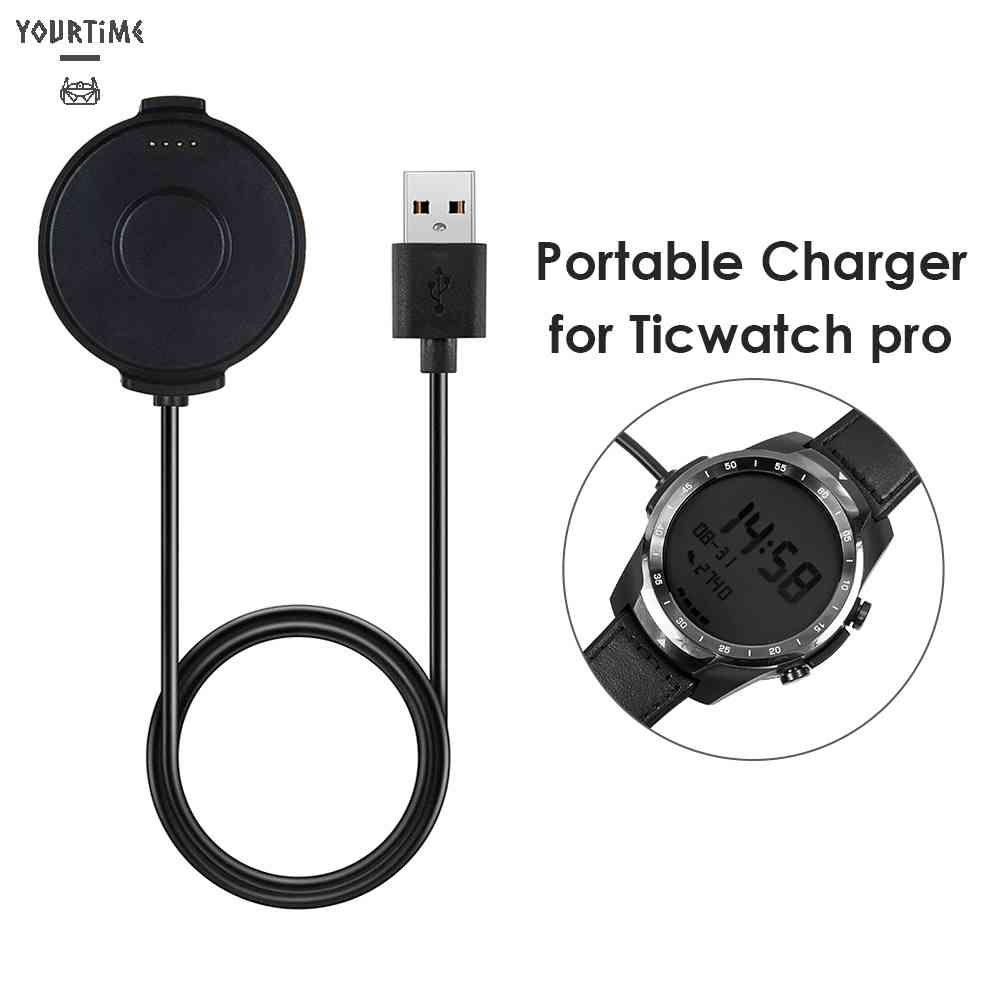 Cáp Sạc USB Cho Đồng Hồ Thông Minh Ticwatch Pro 2020/Ticwatch Pro