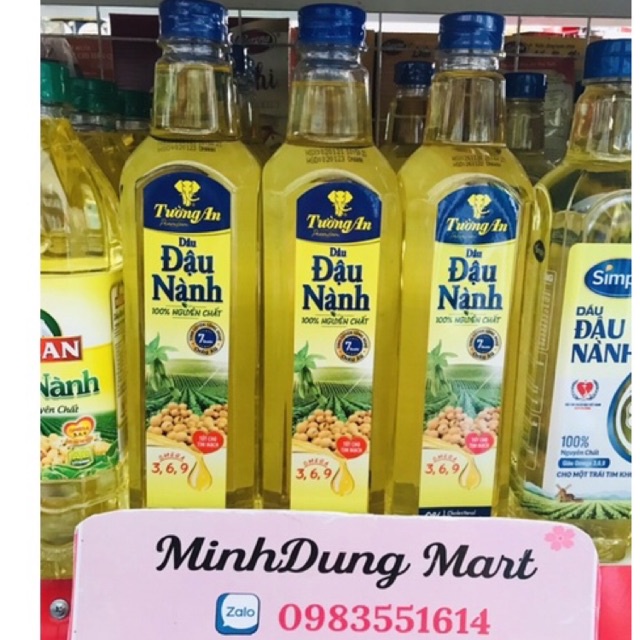 Dầu đậu nành Tường An chai 1L