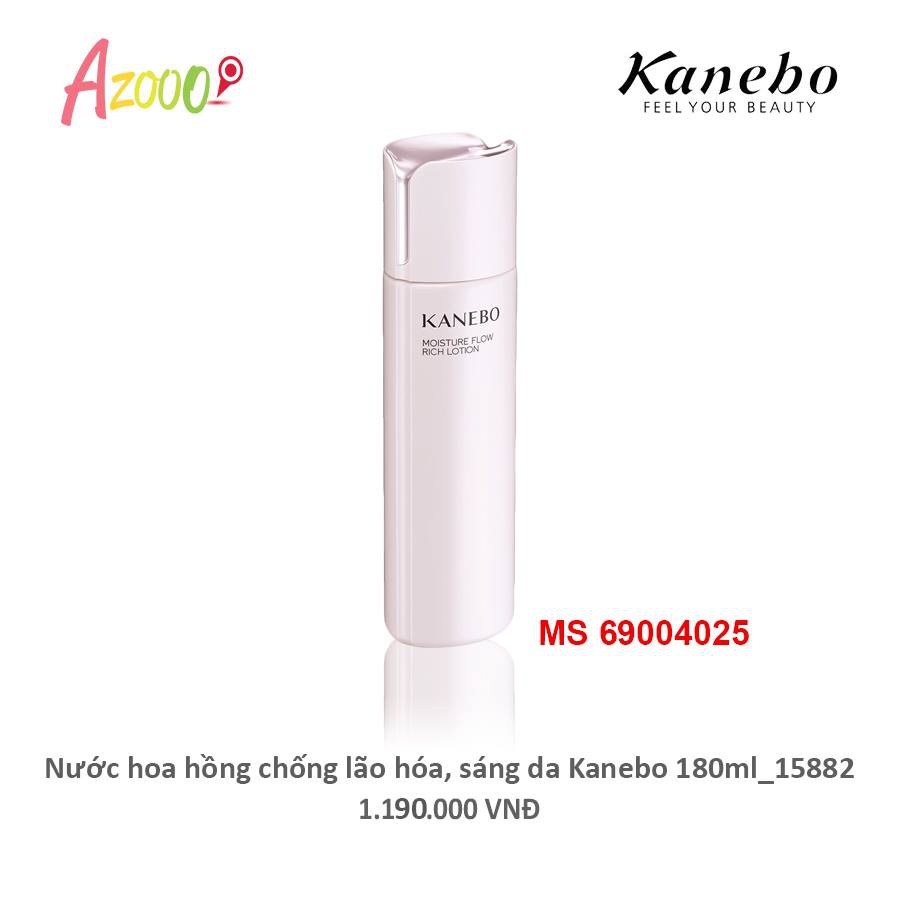 Nước hoa hồng chống lão hóa, sáng da Kanebo 180ml