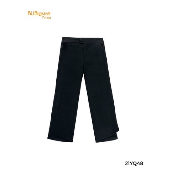 Quần mí cạnh lượn gấu BIG SIZE (55kg đến 95kg) - 21YQ48 - [BU Bigsize Young]