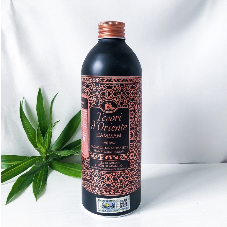 Sữa Tắm Xích Nước Hoa Ý Tesori D'Oriente Tinh dầu Argan Hamman 250ml - 500ml