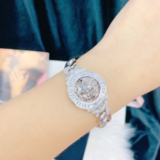 Lắc tay versace mẠ bạch kim Italy