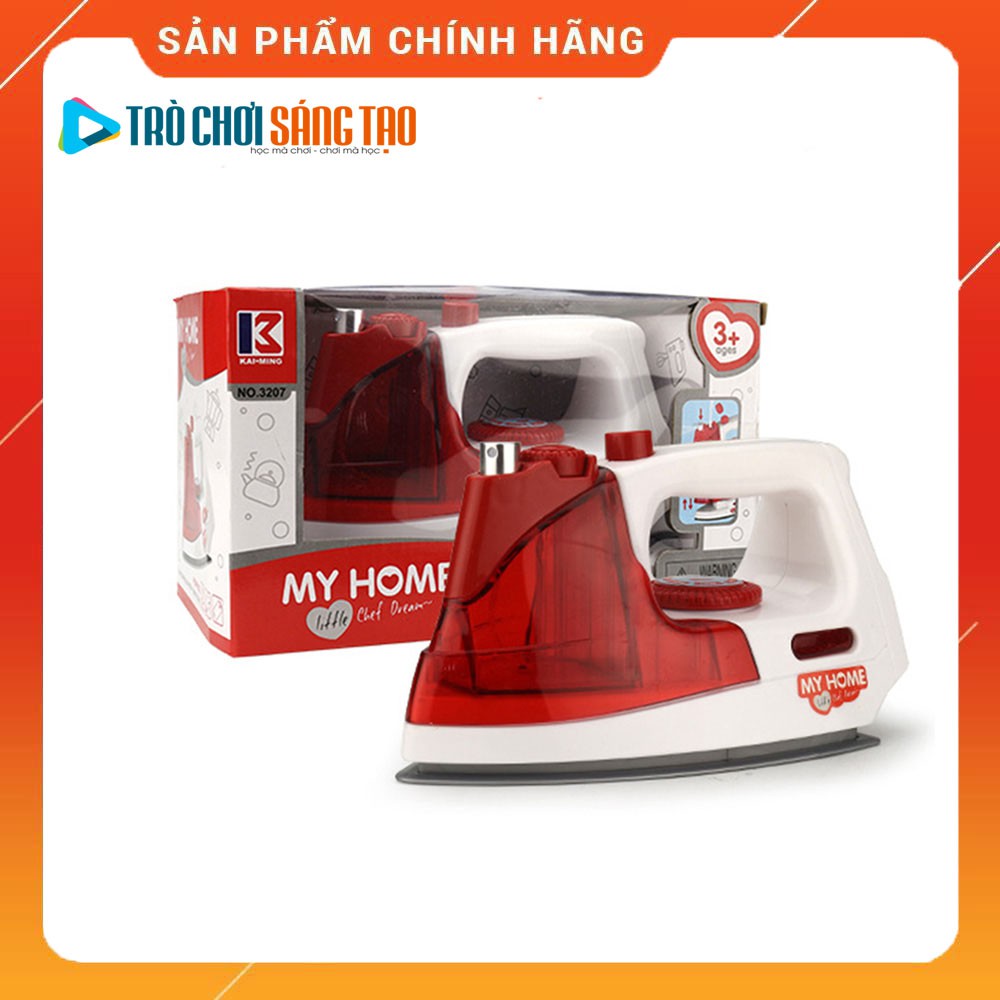 Bộ đồ chơi vật dụng gia đình – Bàn là hơi nước My Home hàng chính hãng