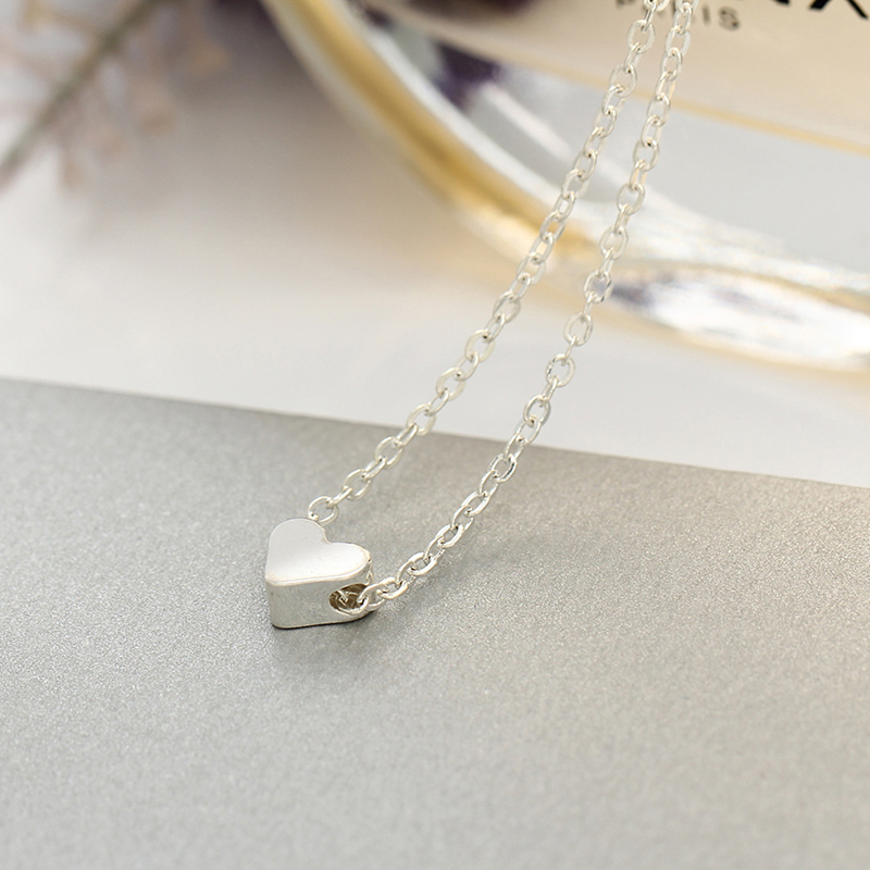 vòng cổ Hợp Kim Mặt Hình Trái Tim Thời Trang Cho Nữ