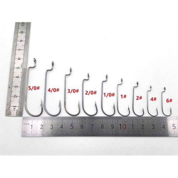 Set 20 móc câu cá bằng thép carbon 6 # - 5 / 0 # GAP