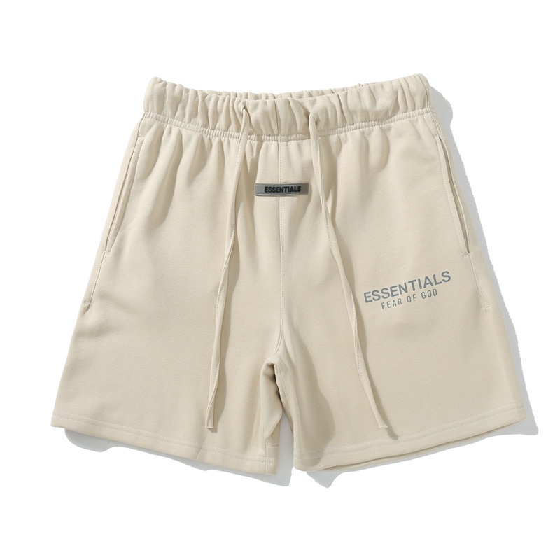 Quần short thể thao cotton lưng thun in họa tiết phản quang thời trang dành cho nam và nữ