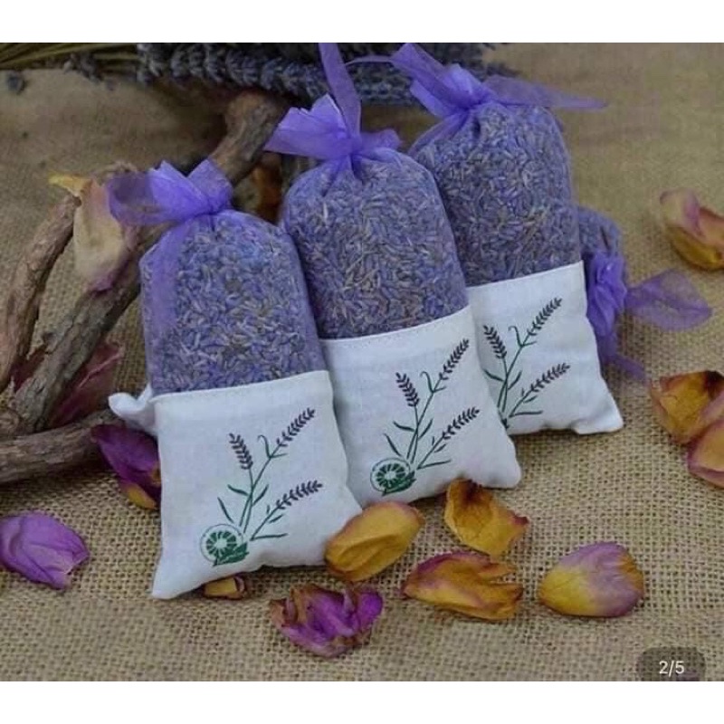 Combo 3 Túi Thơm Nụ Hoa Lavender Hương Thơm Thảo Mộc