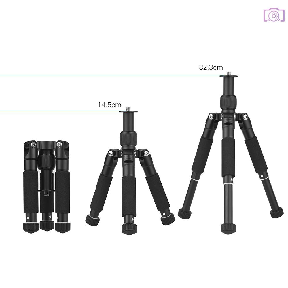 Giá Đỡ 3 Chân Bằng Hợp Kim Nhôm Có Thể Điều Chỉnh Chiều Dài 32.3cm Cho Máy Ảnh Dslr Ildc