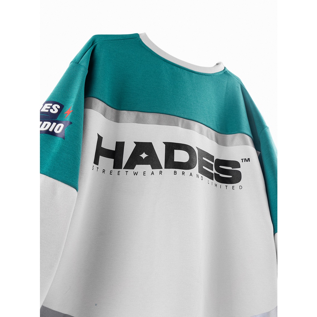 Áo Thun Tay Dài Unisex HOCKEY Vải Nỉ Chân Cua HADES Brand Chính Hãng