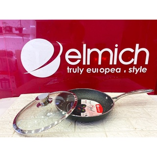 CHẢO CHỐNG DÍNH VAN ĐÁ ELMICH OPAL 24CM 3802
