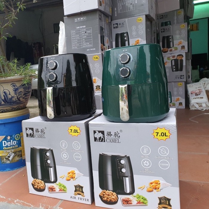 Nồi chiên không dầu CAMEL JY-608 7L. Nấu được nguyên con Gà