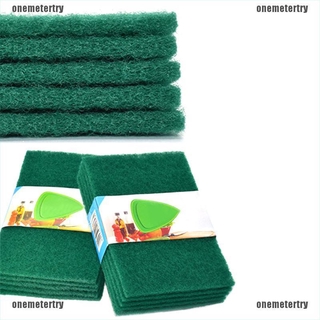 Set 5 miếng rửa chén màu xanh lá cây tiện lợi