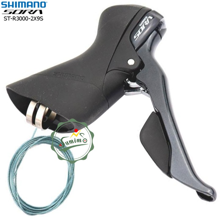 Tay đề xe đạp - Tay lắc Shimano Sora ST-R3000 2x9 Speed - Chính hãng