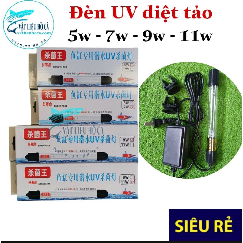 Đèn uv diệt tảo, uv diệt khuẩn hồ cá làm trong nước