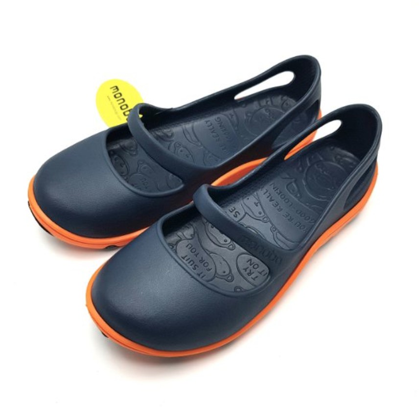 Giày Thái Lan nữ Monobo Tammy – Ghi đế cam - Giày Nhựa Chuyên Dụng Đi Mưa Thời Trang, Chống Trơn Trượt - TB-G-TM-GC | BigBuy360 - bigbuy360.vn