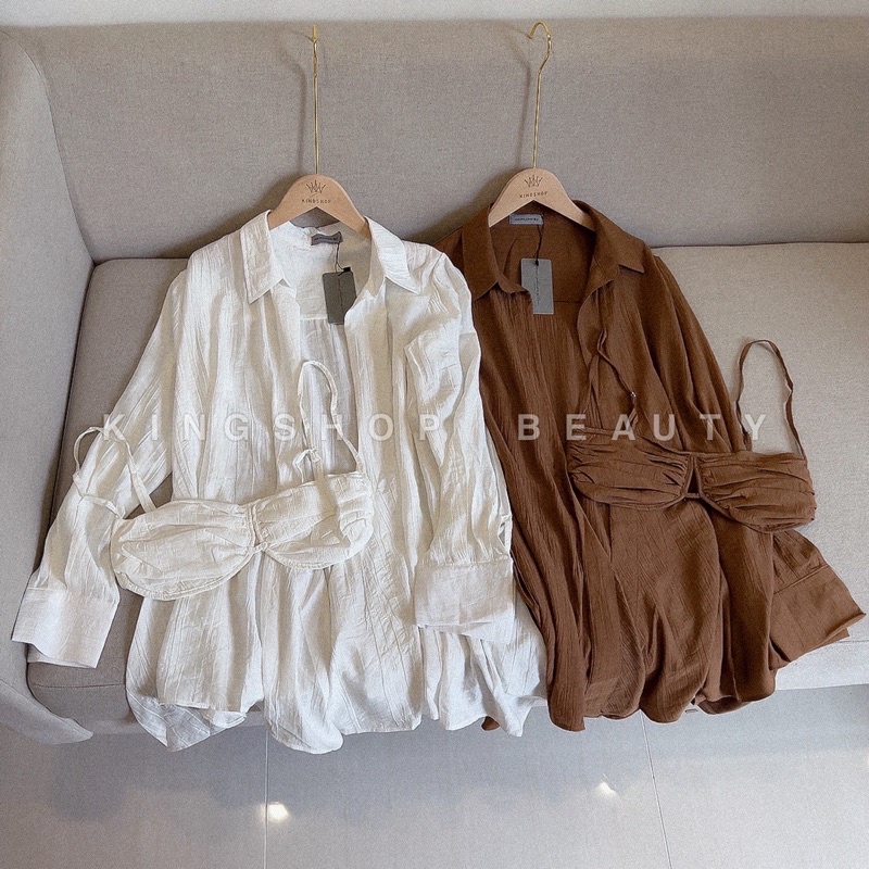 Set Áo Quây mix sơmi