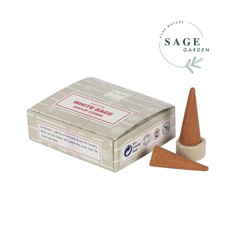 Nhang và Nụ WHITE SAGE_Thanh tẩy không gian sống_SAGE GARDEN