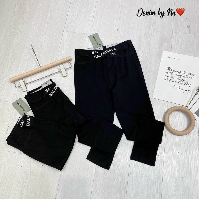 Quần Legging Balen Chữ Cạp Fullbox Full tag