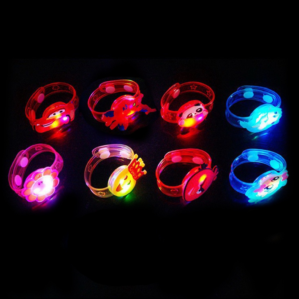 Đồng Hồ Đeo Tay Đèn Pin LED Shopee-5034VN2 Họa Tiết Hoạt Hình Đáng Yêu Cho Bé