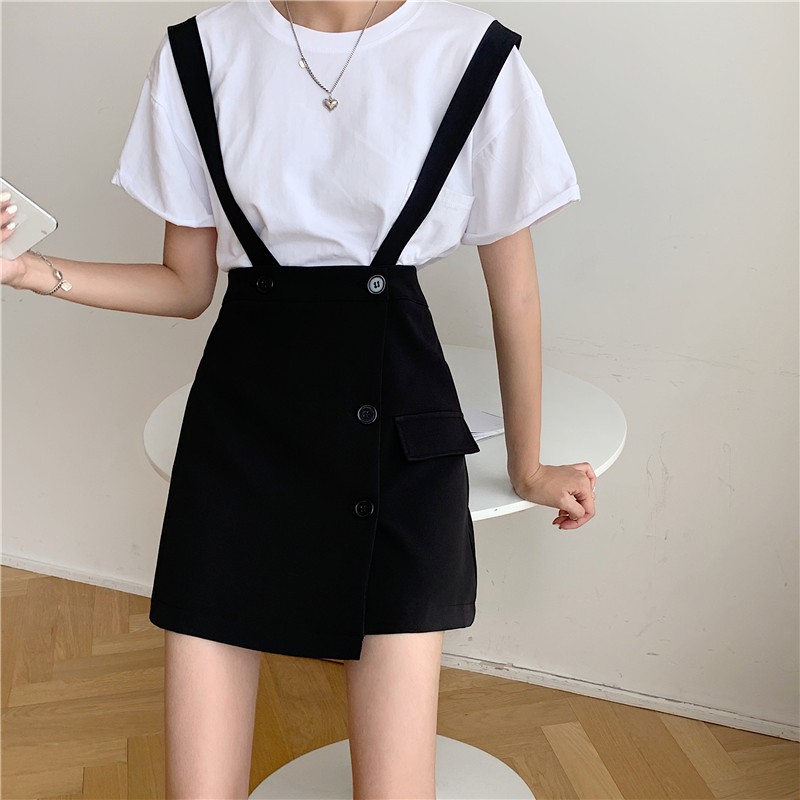 Váy Yếm Dáng Chữ A Lưng Cao Kiểu Hàn Quốc Xinh Xắn Cho Nữ | BigBuy360 - bigbuy360.vn
