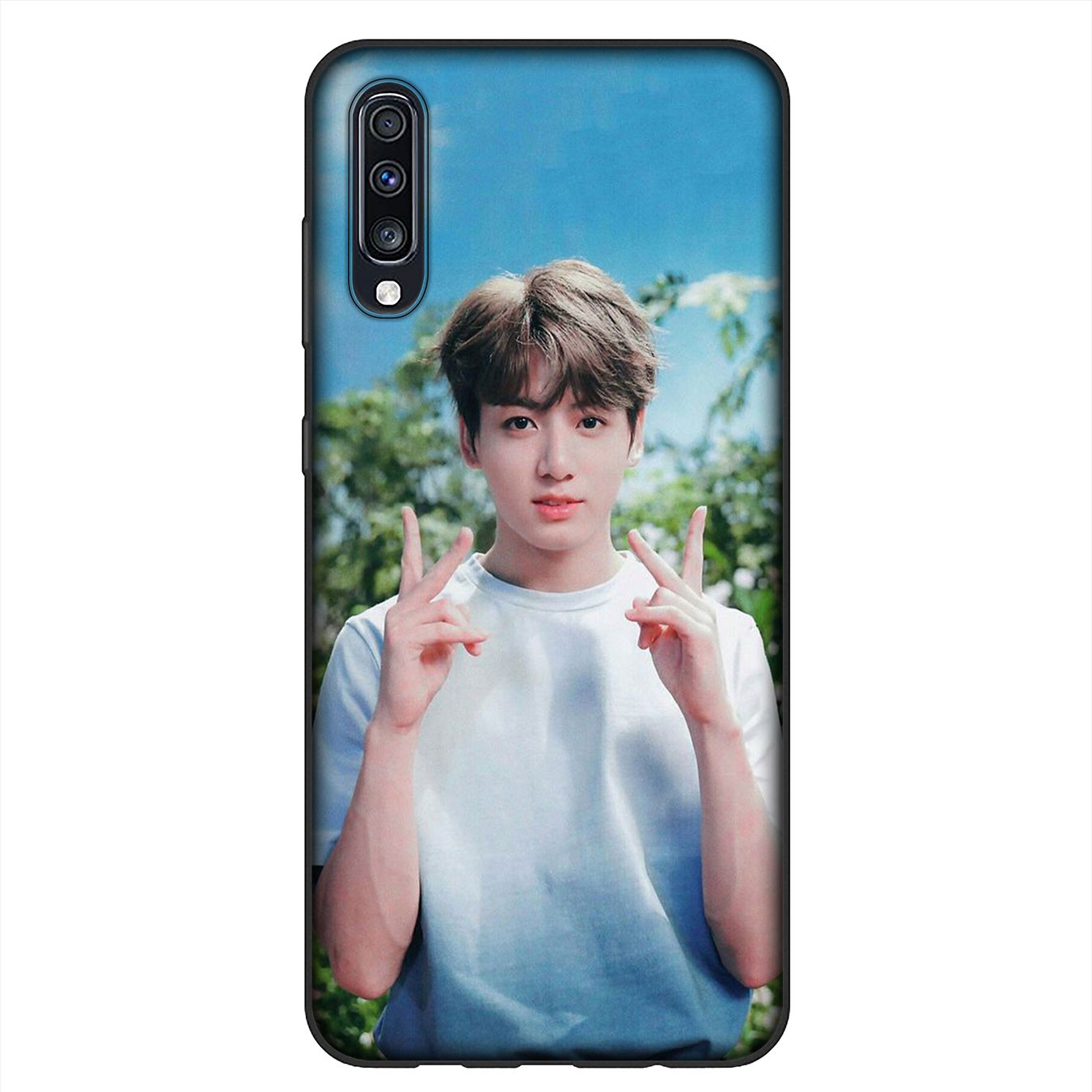 Ốp Lưng Điện Thoại Nhựa Mềm Samsung Galaxy A9 A8 A7 A6 Plus 2018 S7 Edge M31 A21S Hình Jungkook