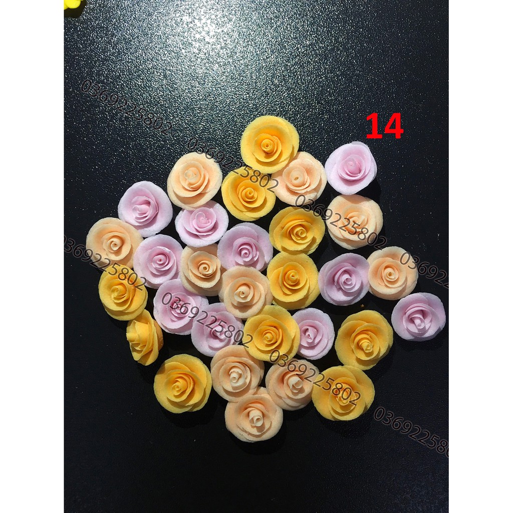 Chọn lẻ Hoa bột trang trí móng Nail mẫu 16 14 17 18