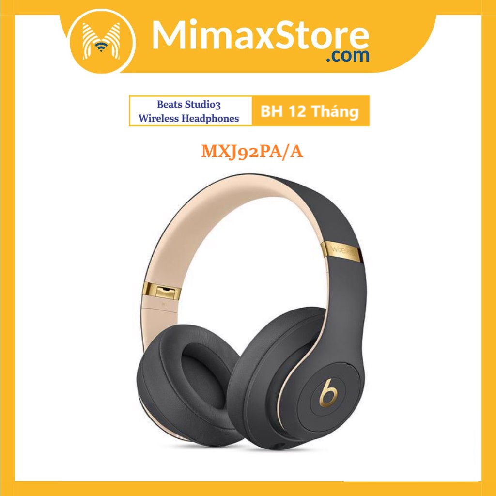 Tai nghe Beats Studio3 Wireless Headphones Shadow Grey MXJ92PA/A | Hàng Chính Hãng Beats