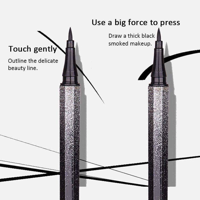 Bộ 3 Sản Phẩm Mascara Màu Đen + Bút Kẻ Mắt Dạng Lỏng + Bút Kẻ Mắt Nước + Dụng Cụ Uốn Cong Lông Mi