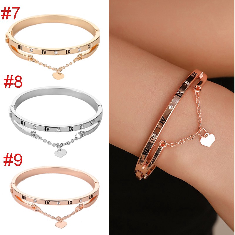 Vòng tay nữ mạ titan khắc chữ nhiều kiểu dáng phong cách Hàn Quốc trẻ trung thời trang | BigBuy360 - bigbuy360.vn