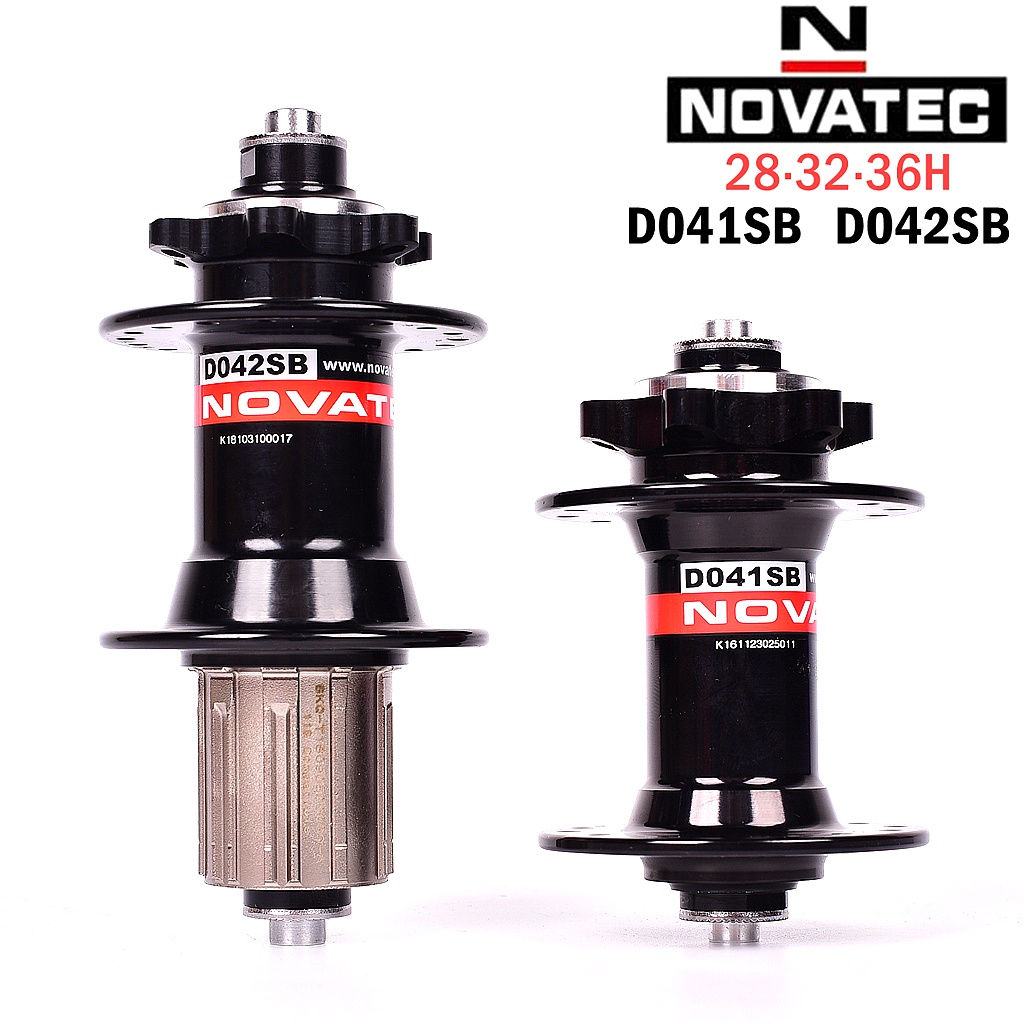 Vòng Bi Bánh Xe Trước/Sau 28 32 36 Lỗ 8/9/10/11/12 Tốc Độ Cho Xe Đạp Novatec D041SB