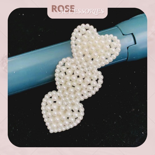 Kẹp tóc mái nữ thời trang gắn ngọc trai nhân tạo nhiều hình dễ thương Rose.Accessories mã KT24