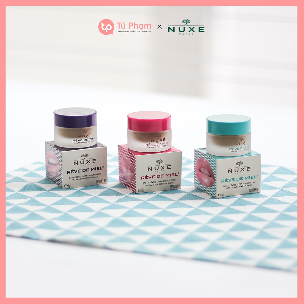 Hũ Dưỡng Môi Nuxe Reve de Miel Lip Balm 15g