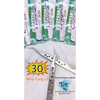Nhíp lỗ cong, thẳng