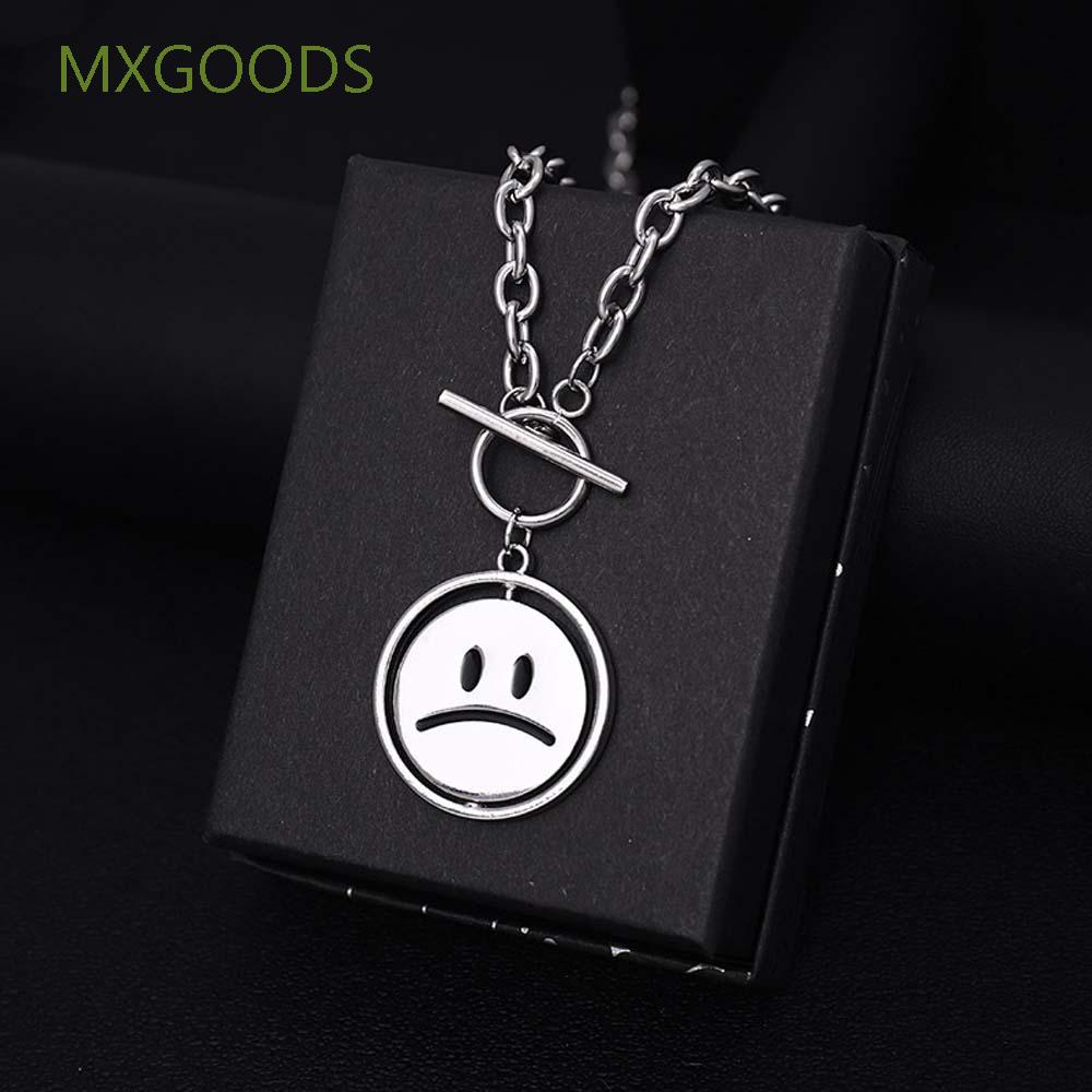 Dây chuyền hình mặt cười phong cách thời trang Harajuku dành cho nam và nữ