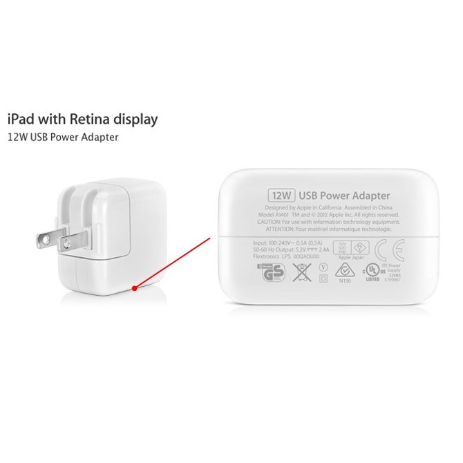 Adapter sạc 12W Apple iPad